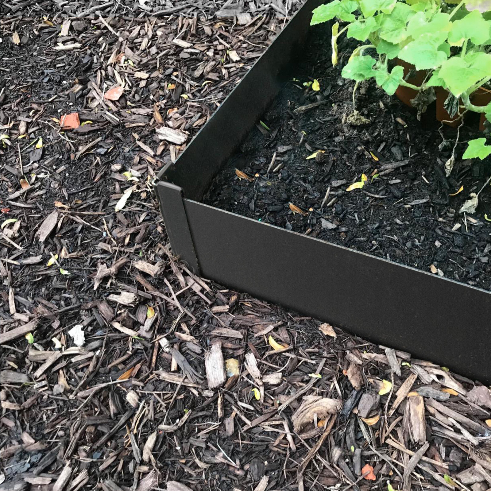 Metal Landscape Edging Borders Kit 6pcsx40x8 Inch Galvanized Steel Lawn Edging