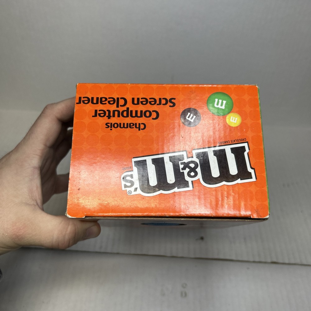 M&M's Blue Chamois Computer Screen Cleaner - NEW In Box