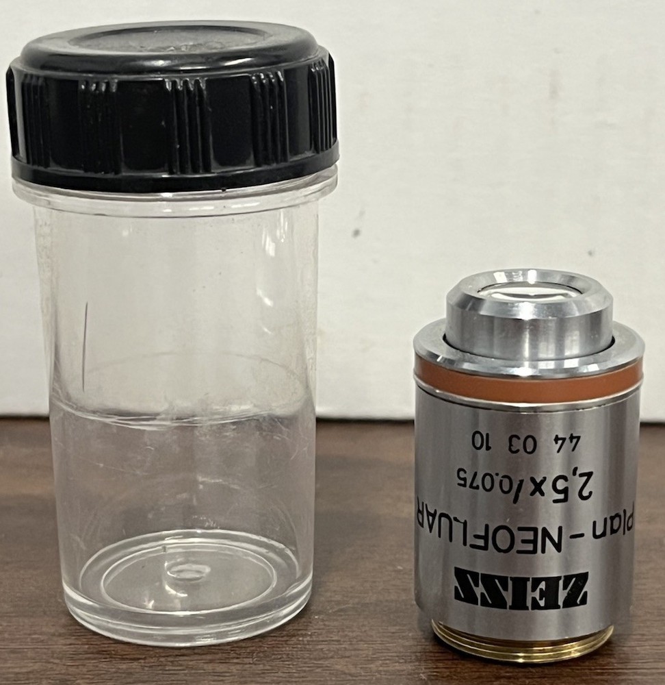 Zeiss Plan-NEOFLUAR 2.5x/0.075 Microscope Objective 44 03 10