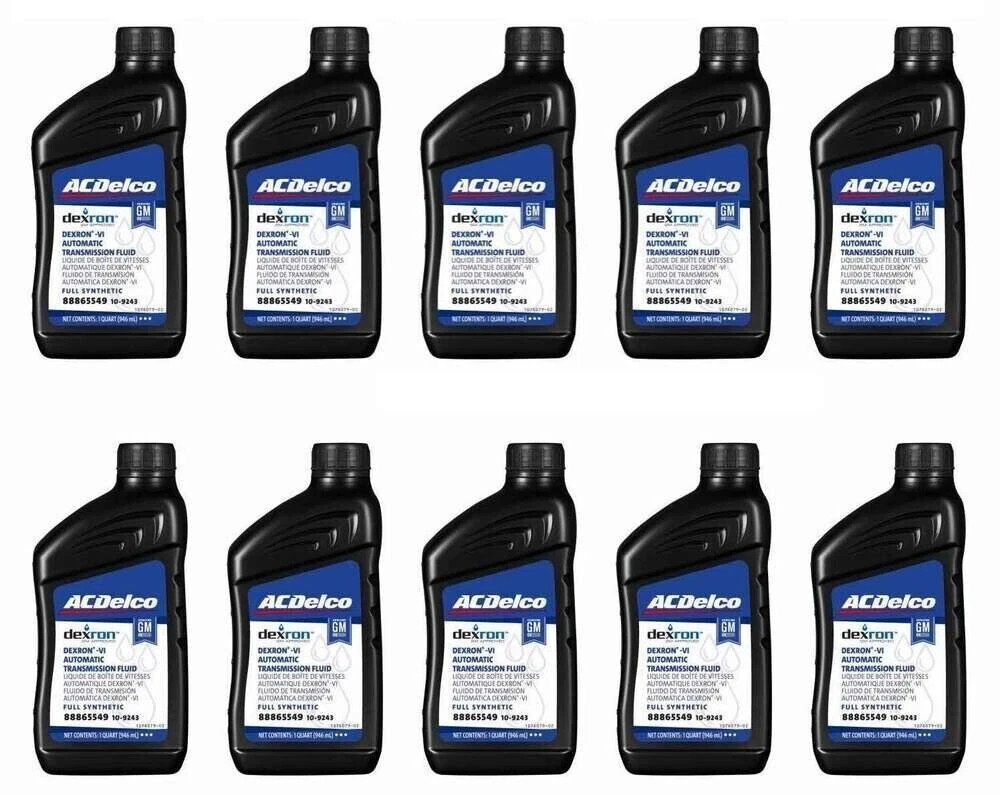 ACDelco Dexron VI Full Synthetic 10-9243 Automatic Transmission Fluid 12 Quarts