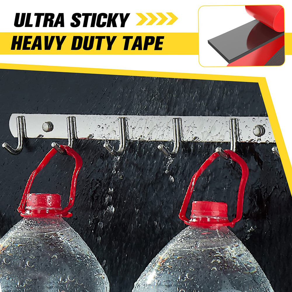 Double Sided Tape Heavy Duty Pads Strong Sticky Tape Black Roll 5952 1.1mm Thick