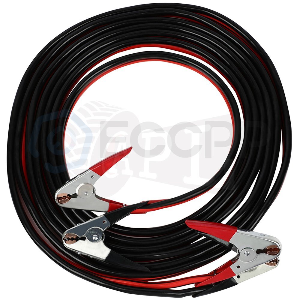 30 FT Booster Jumper Cables1 Gauge Automotive Power Car Booster Cable Emergency