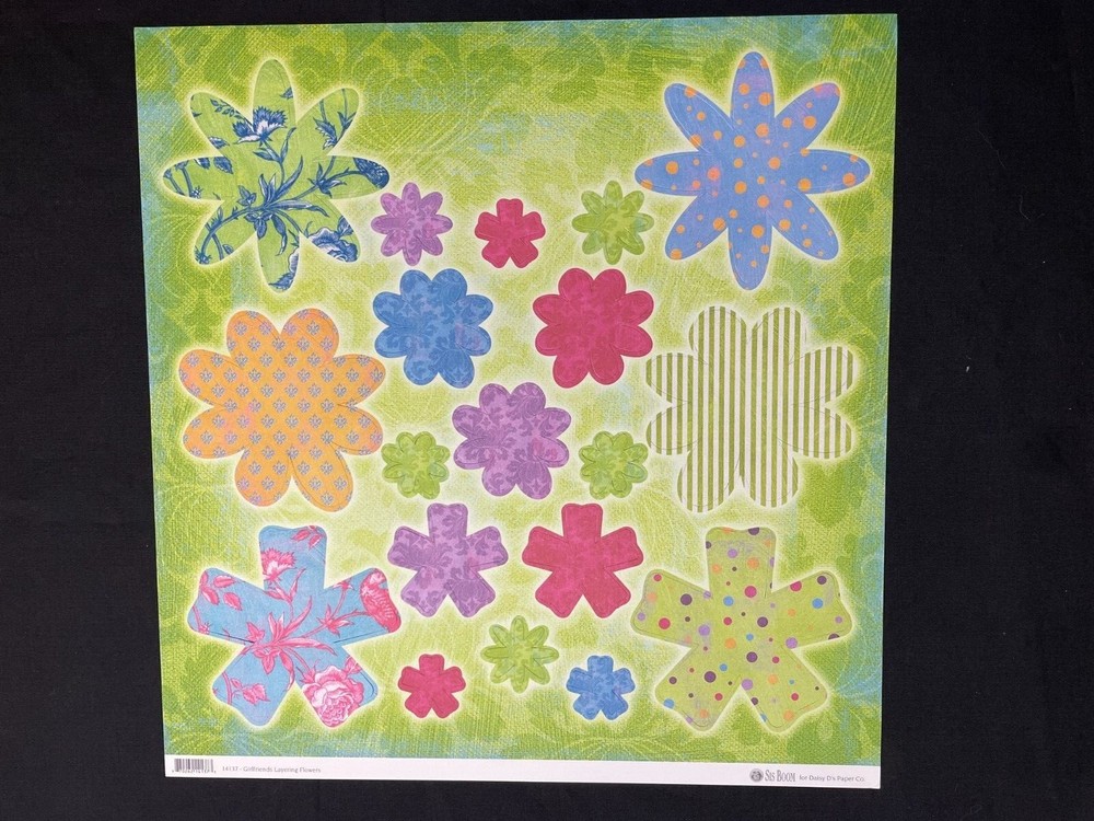 DAISY D'S ASSORTED 12 X 12 MONOGRAMS AND FLOWERS