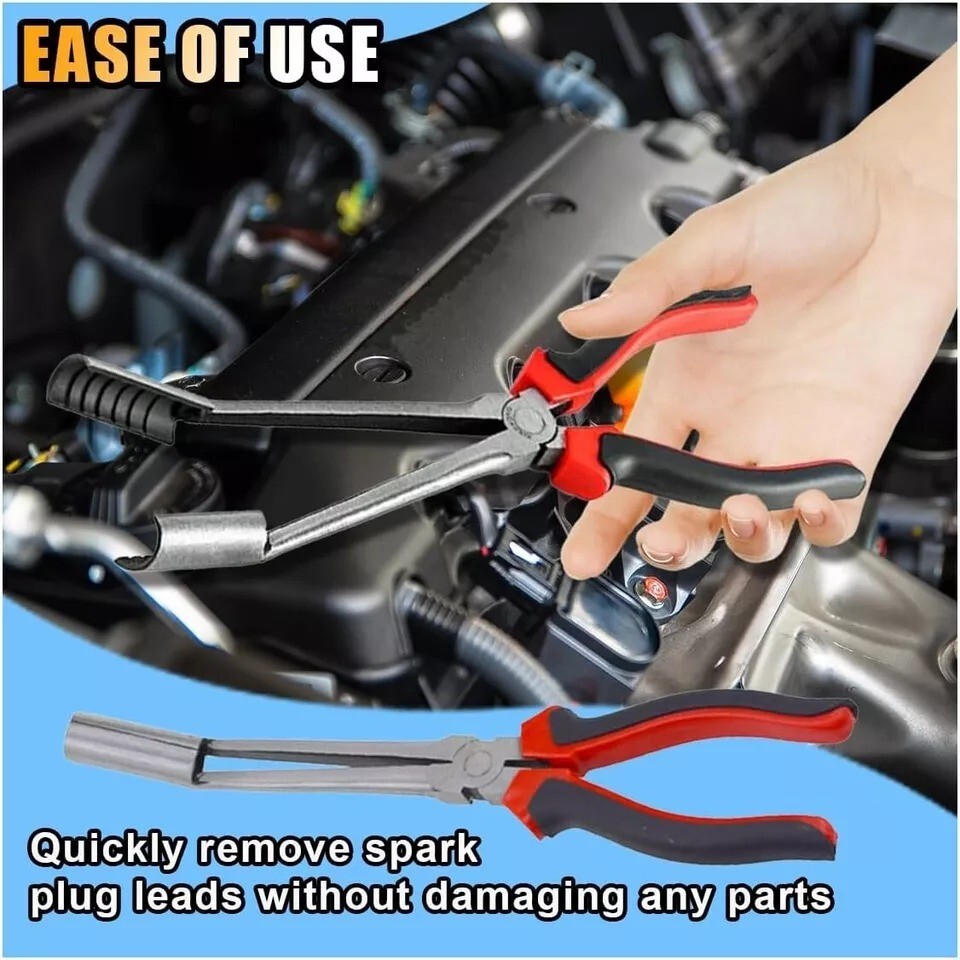 Car Spark Plug Wire Removal Pliers Tool High Voltage Cylinder Cable Removal Clam