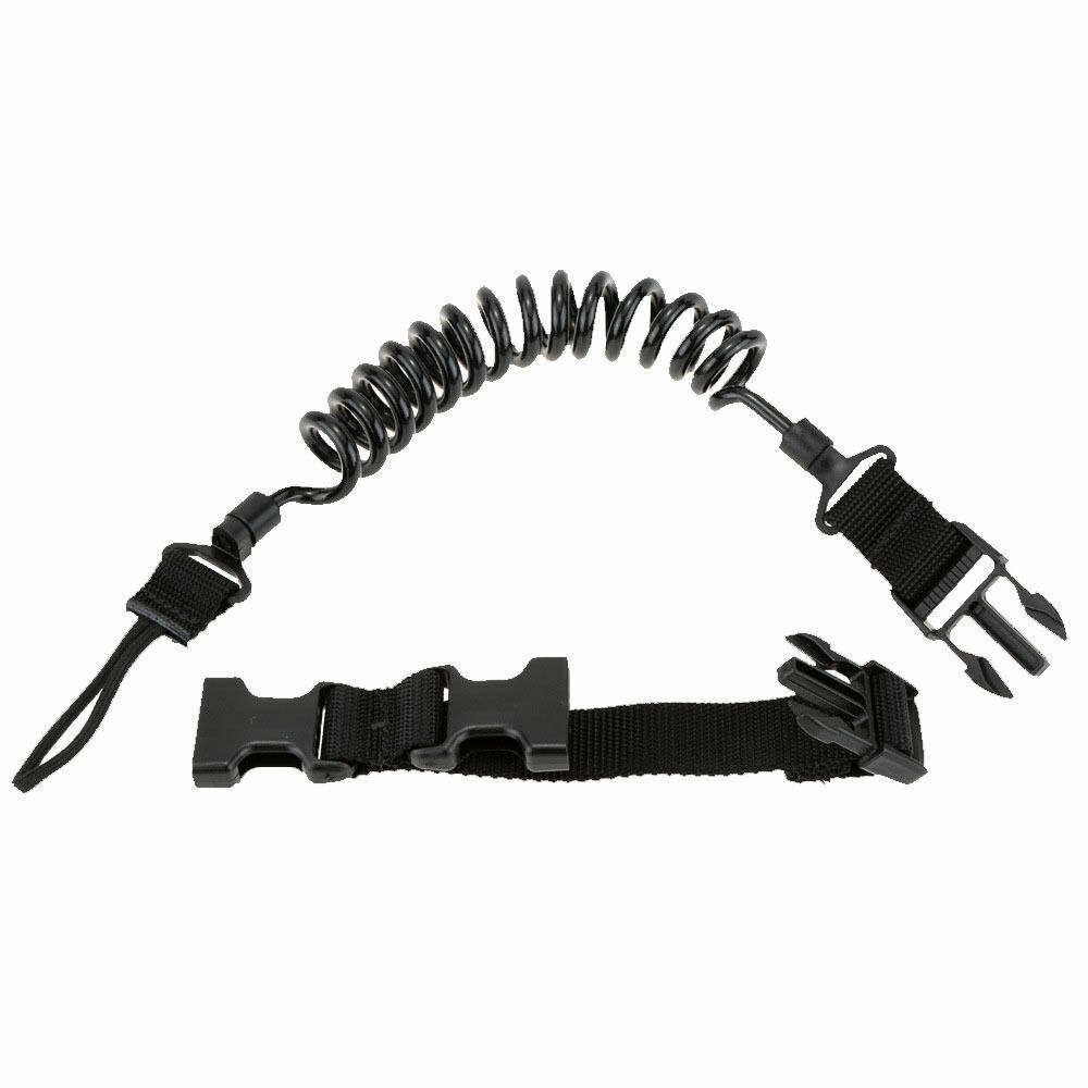 Adjustable Tactical Pistol Lanyard Quick Release Secure Single Point Gun Slings