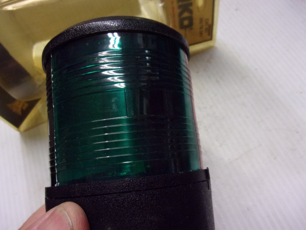 Perko Navagation Tri-Color Lights base mount 5" tall 3" diameter NEW