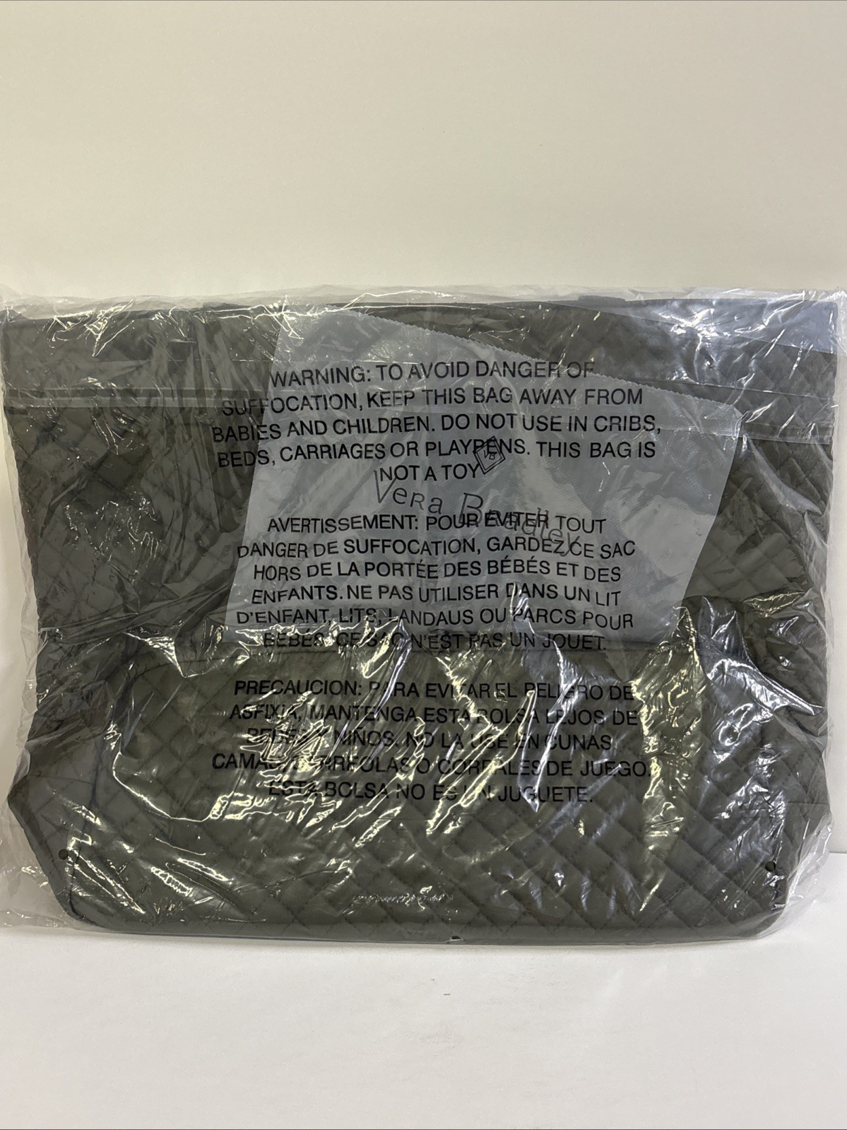 Sealed With Tag Vera Bradley Disney 100 Tinker Bell Large Tote Embroidered Bag