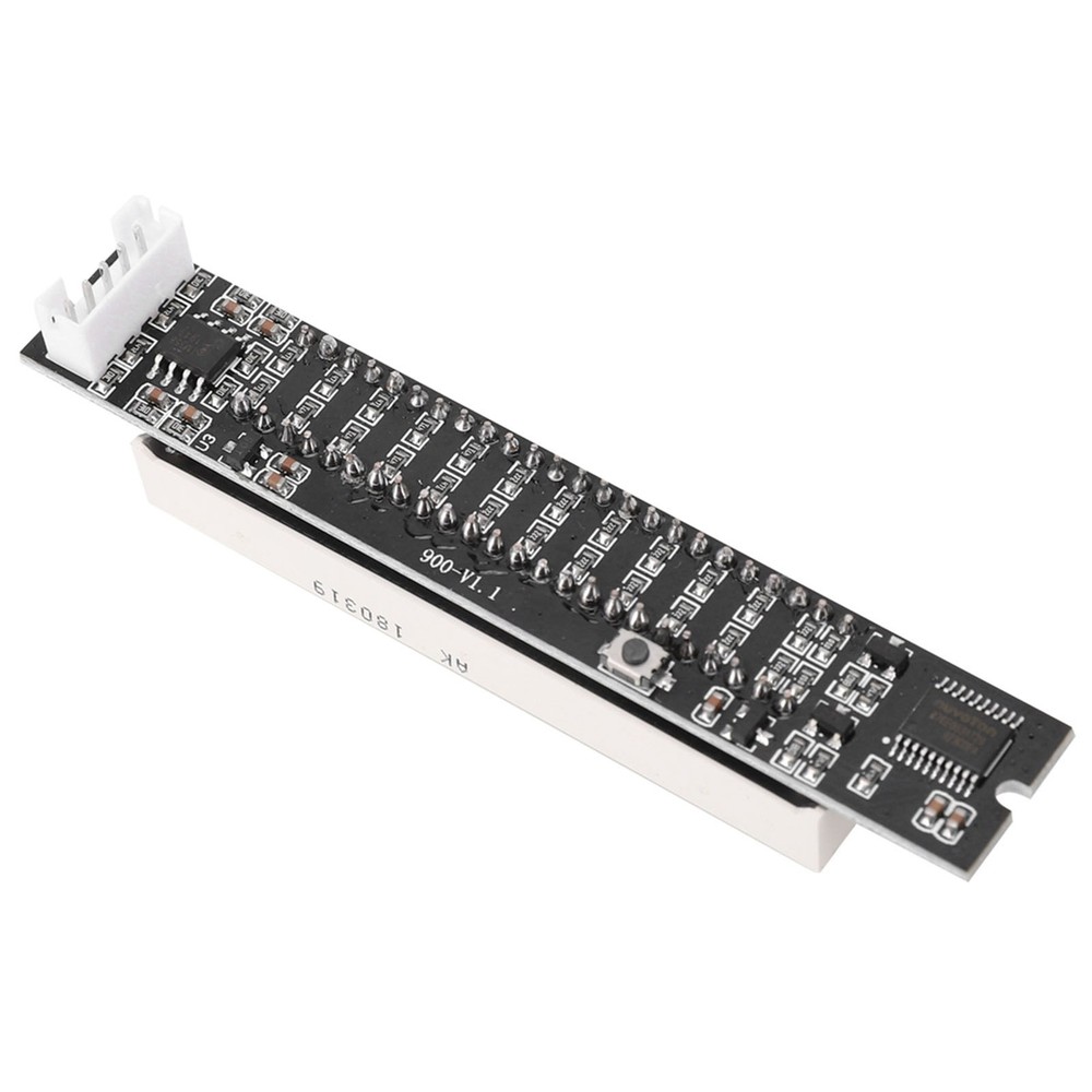 Dual 12 Stereo Level Indicator Adjustable Light Speed Level Meter Board Module