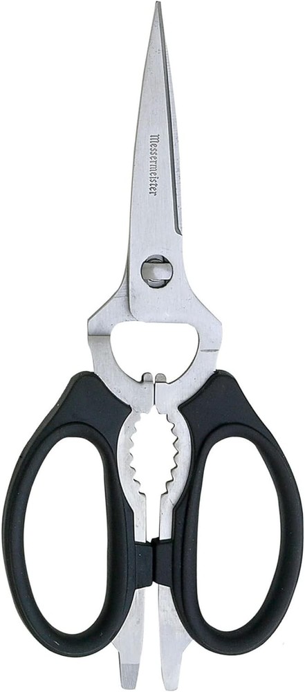 Mermeister 8-Inch Take-Apart Kitchen Scissors, Bla - Includes