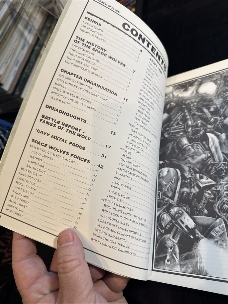 GW Warhammer 40K Codex Space Wolves (2nd Ed) VG+