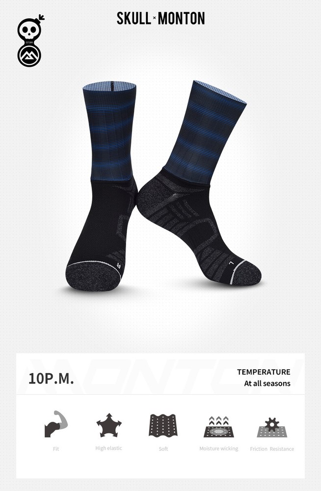 Lightweight pro cycling socks