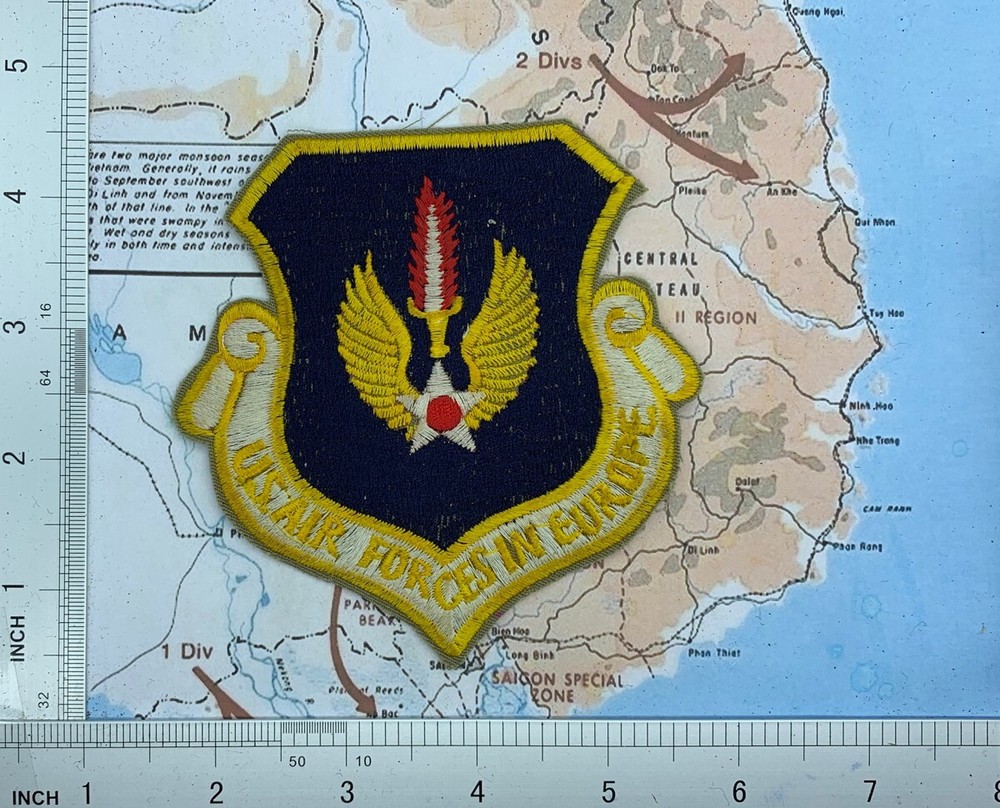 Patch , usaf tactical fighter europe patch , squadron , usaf , patch , s5