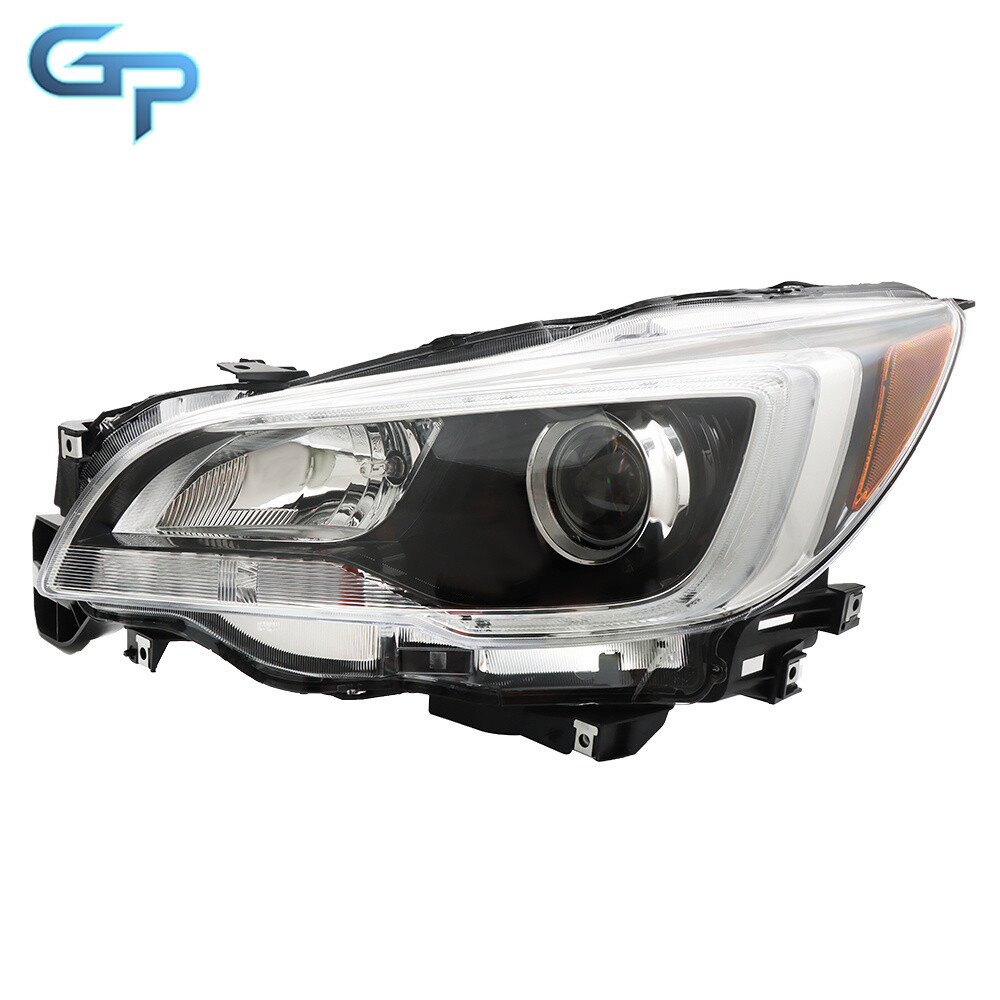 Driver Left Side Headlight For 2015-2017 Subaru Legacy/Outback Halogen Black