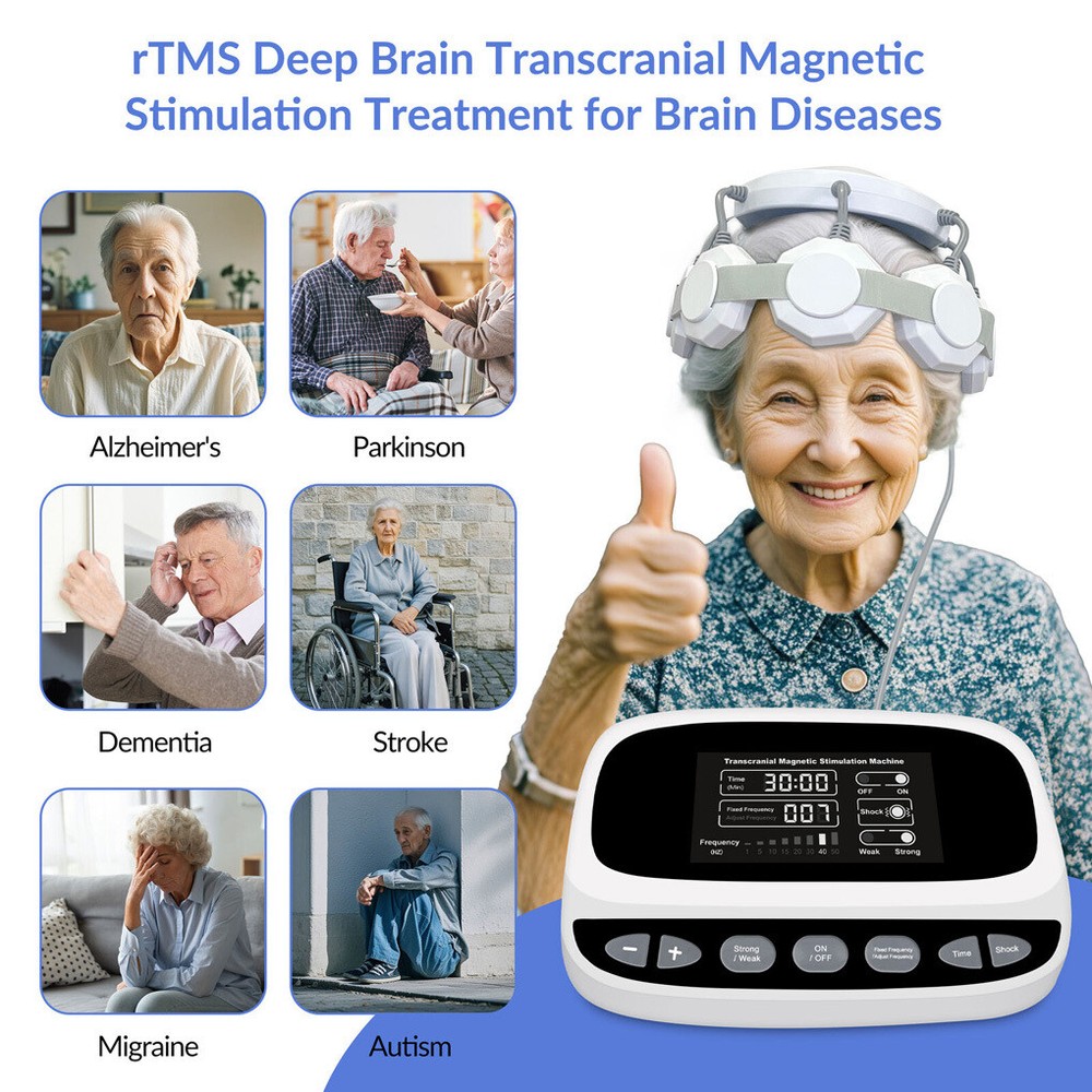 TMS Therapy Transcranial Magnetic Stimulation Brain Therapy rTMS for Depression