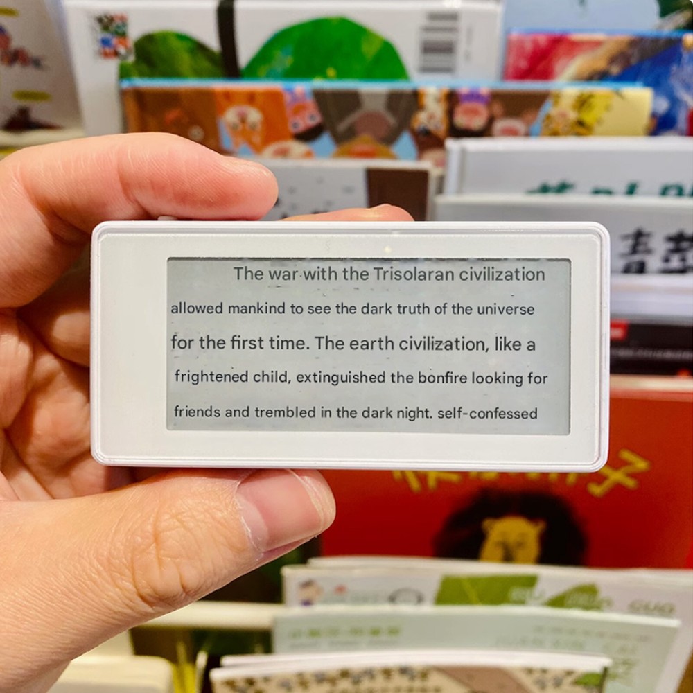 Mini Reader Type-C Charging 3D-Printed E-book Reader w/2.9" 296x128 Ink Screen