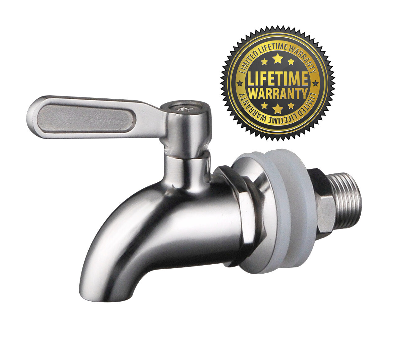 Stainless Works SSS010 Stainless Steel Beverage Dispenser Spigot (Fits 5/8 inch