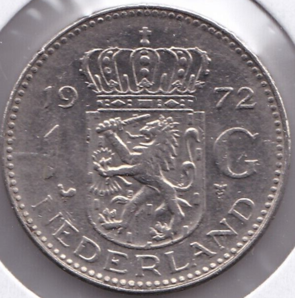 1972 Netherlands 1 Gulden