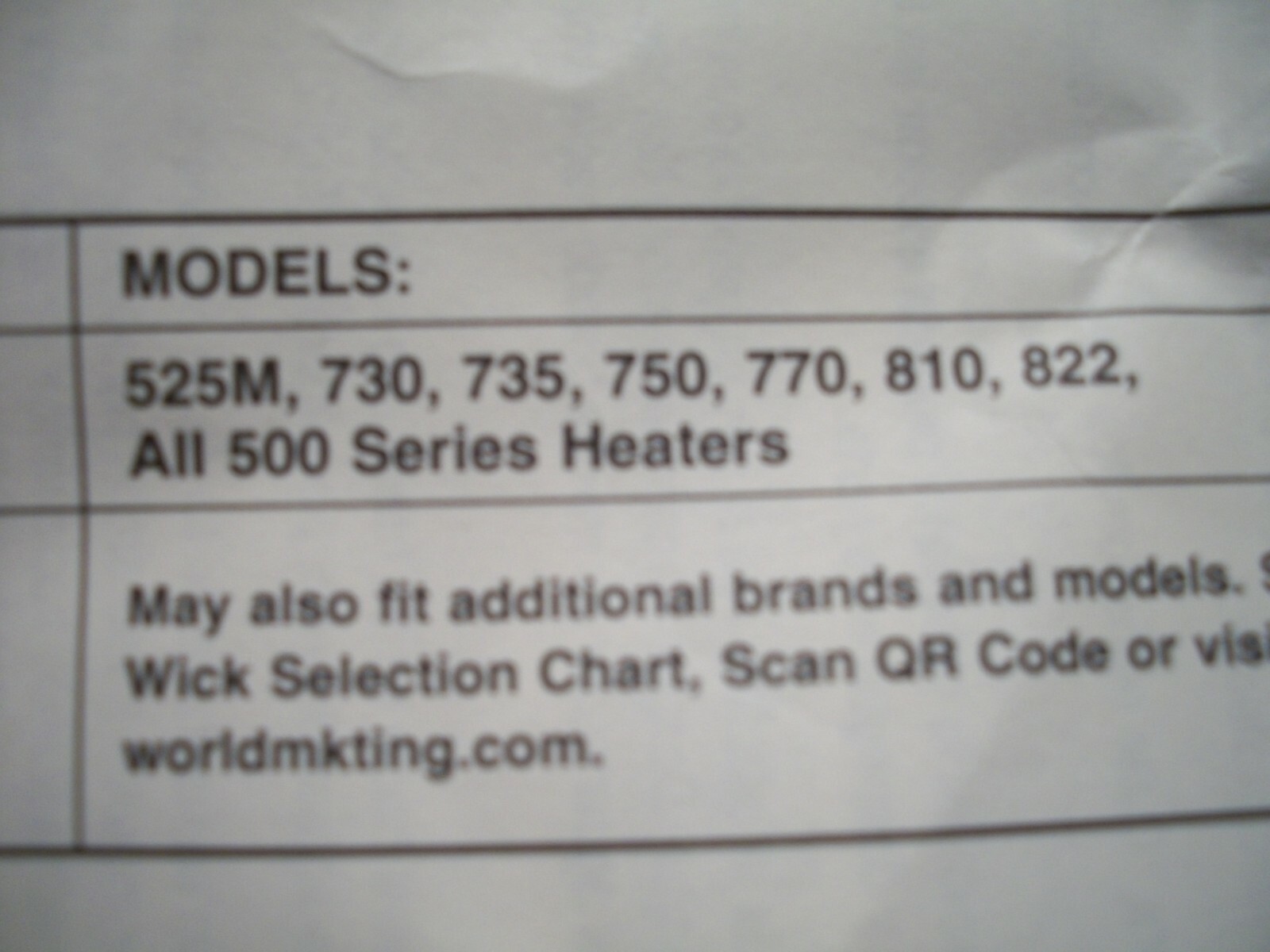 PERFECTION 500 WICK ....* 100% COTTON WICK * KEROWORLD 27540 - w/CLEANING BRUSH