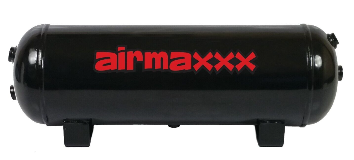 airmaxxx 3 Gallon 6 Port Steel Air Tank Air Suspension Train Horn Compressor