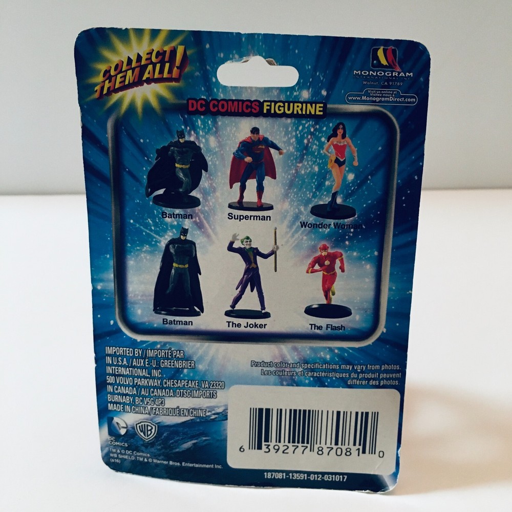 New DC Comics Superman Figurine on Stand