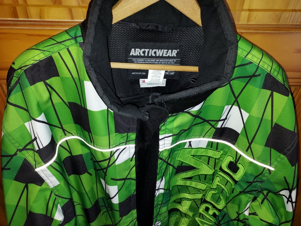 Artic Cat Freezone Snowmobile Mens L Jacket GUC Outer Shell