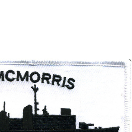 DE-1036 USS Mcmorris Silhouette Patch