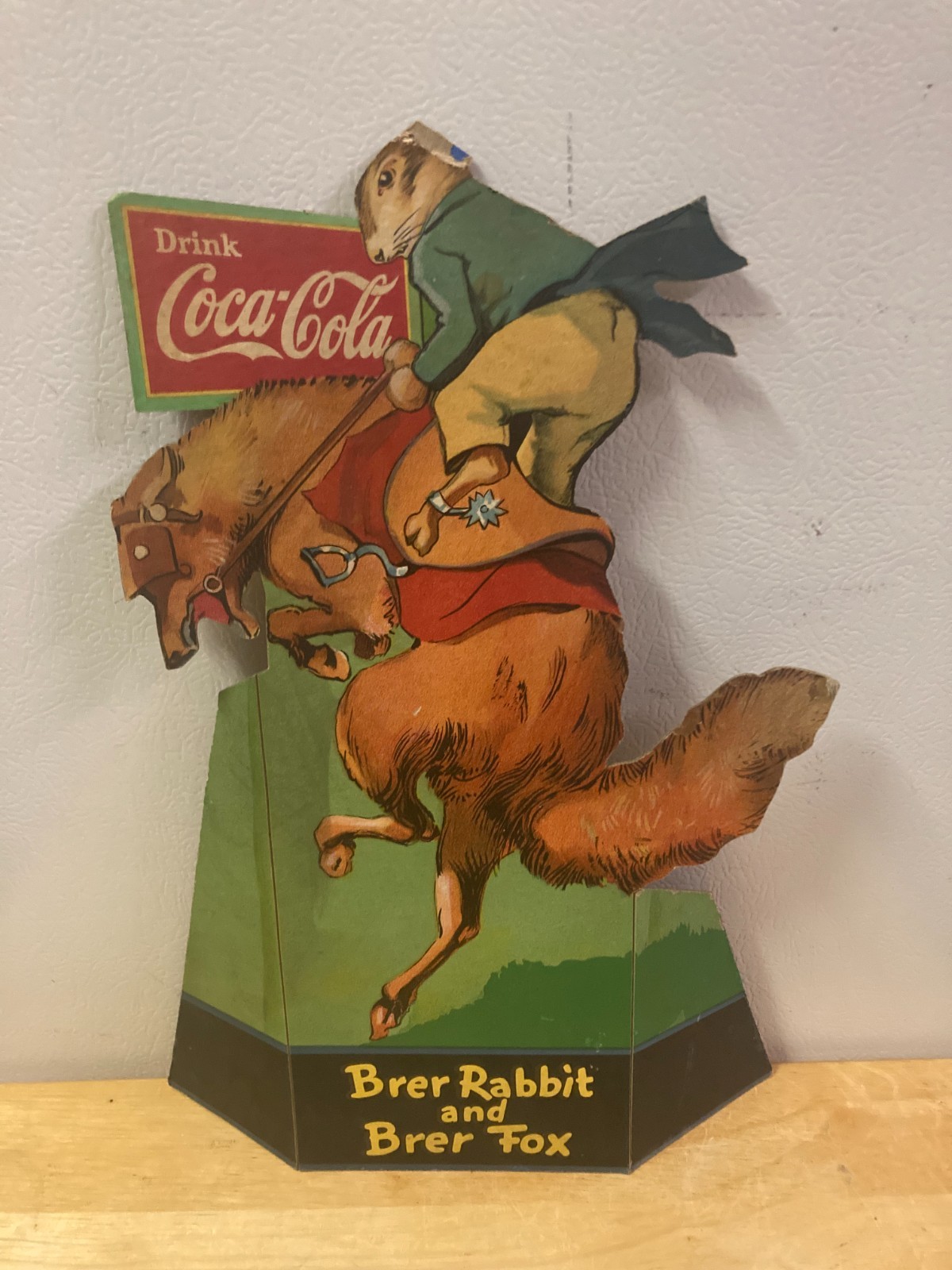 VINTAGE 1931 UNCLE REMUS & ANIMALS COCA-COLA COKE ADVERTISING - SNYDER & BLACK