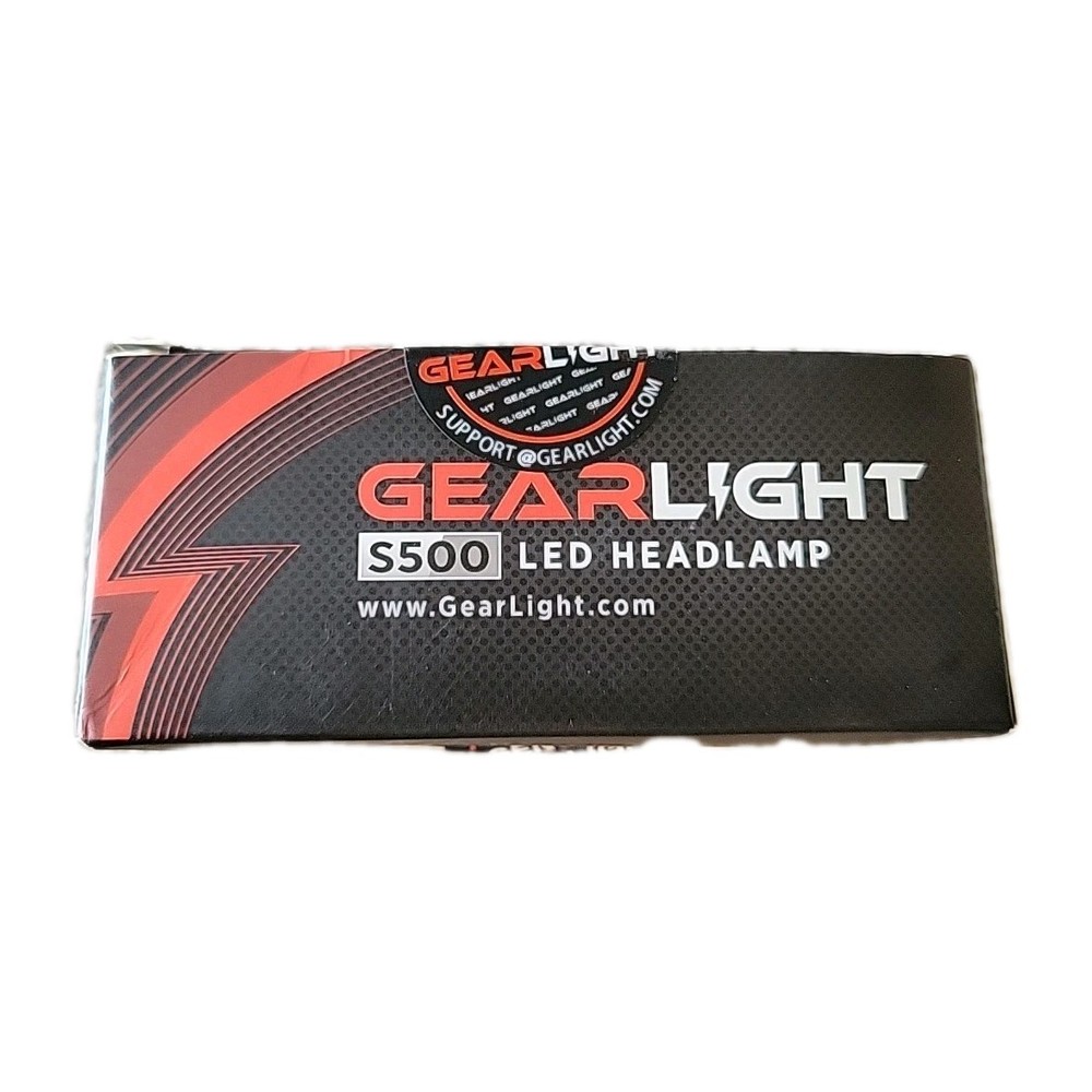 GearLight Headlamp Flashlight S500 LED Multiple Modes 2 Pack , open -box .