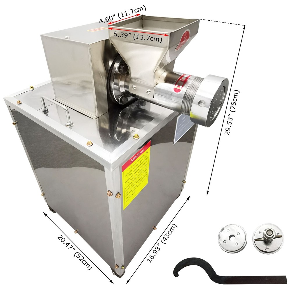 110V 2.2KW IT-IPM60 Multifunctional Pasta Machine Pasta Squeezing Machine