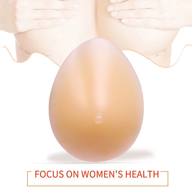 Silicone Breast Forms Mastectomy Insert Pad Bra Enhancer Prosthesis 1Piece