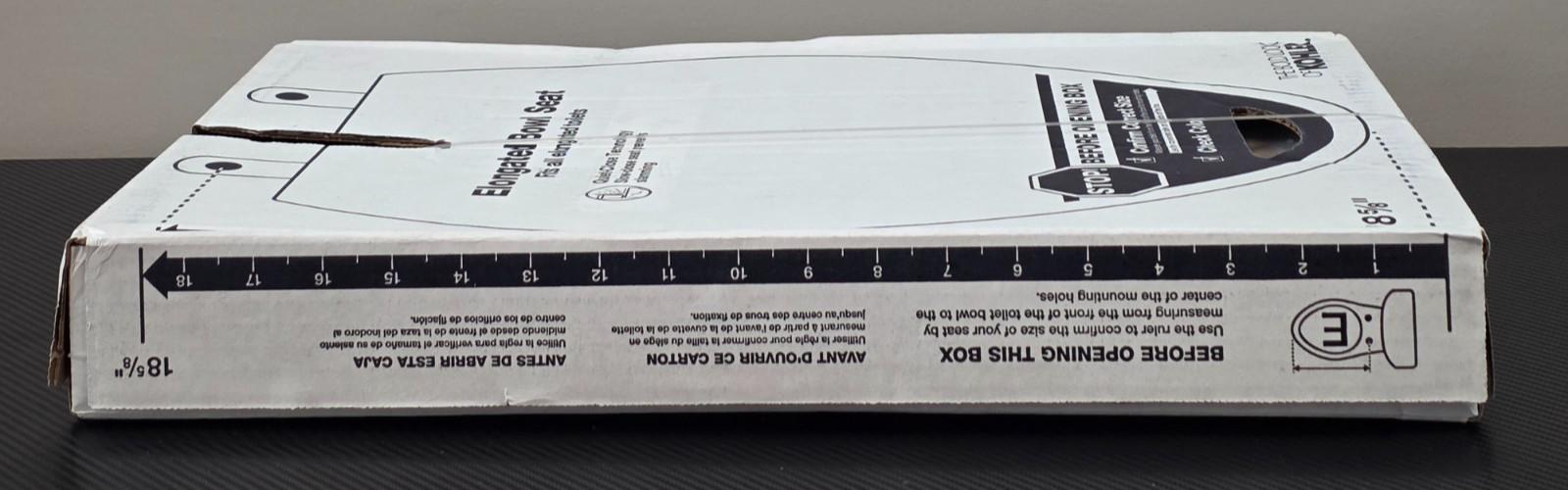 Kohler 20110-0 Grip-Tight Brevia Quiet-Close Elongated Toilet Seat White