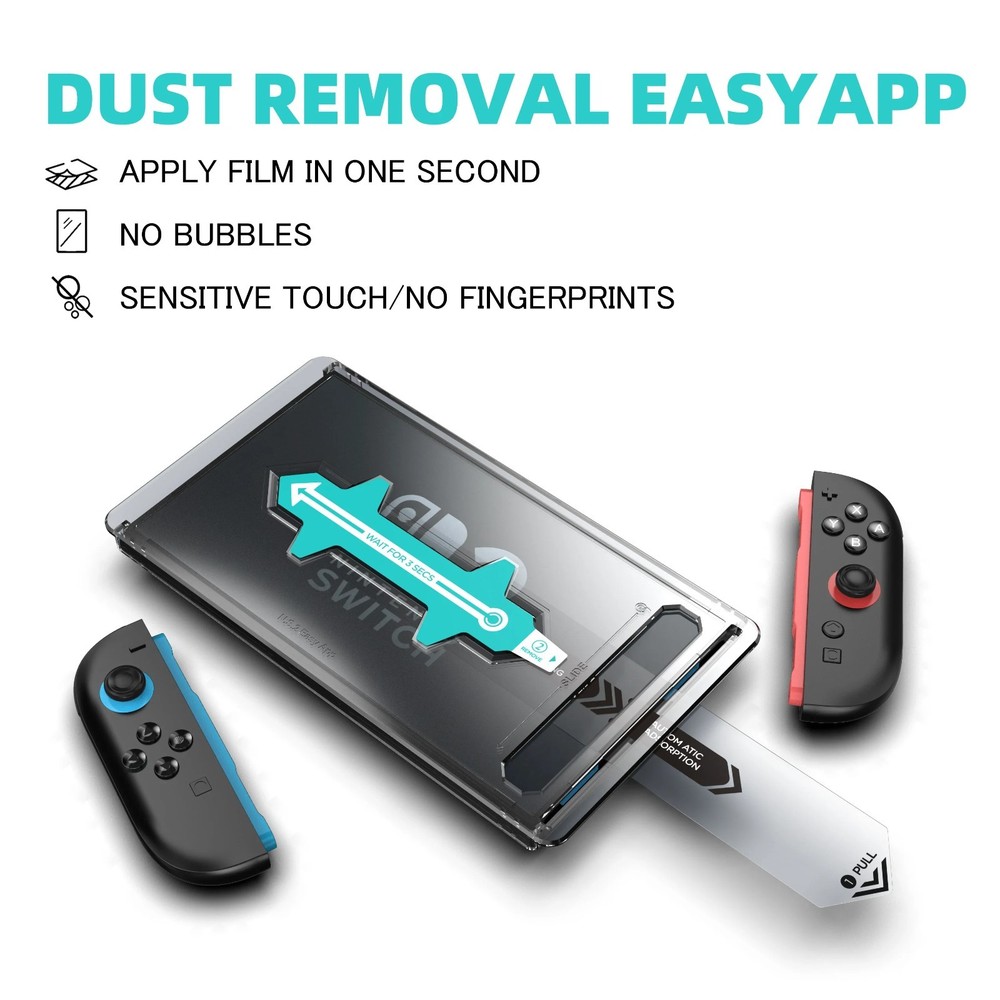 Auto-Alignment Screen Protector for Nintendo Switch 2 / OLED - HD Tempered Glass