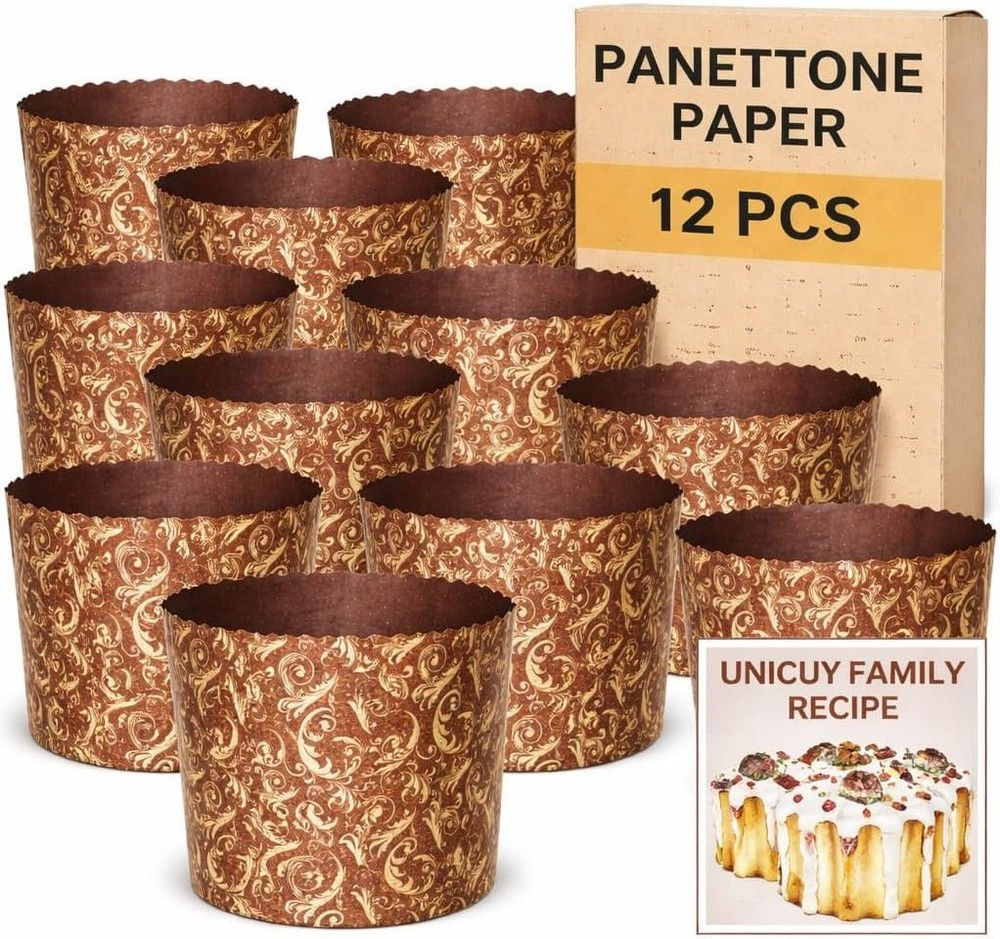 Panettone Paper  Kulich || Paska Easter Bread Forms Bread Paper