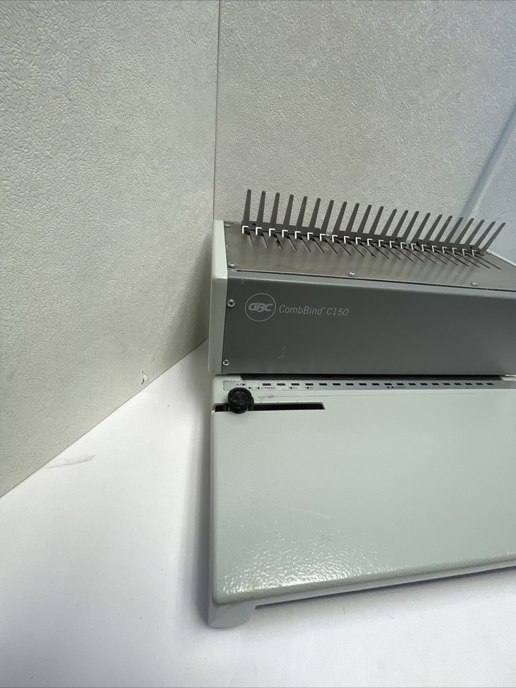 GBC CombBind C150 Heavy Duty Comb Binding Machine Commercial – Tested