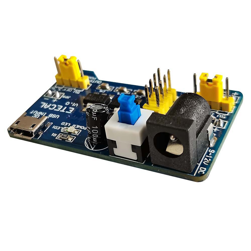 Solderless Breadboard Protoboard MB-102 830 Tie Points Test Circuit PCB DIY Kit