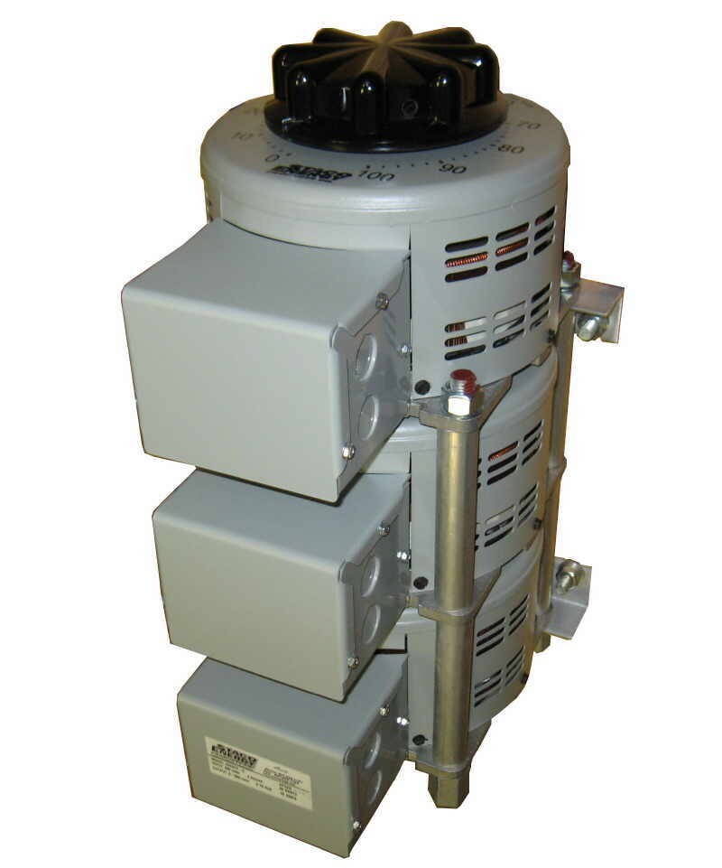 STACO VARIAC VARIABLE TRANSFORMER 2510CT-3.  240V, 3ph, 25A *NEW OPEN BOX*