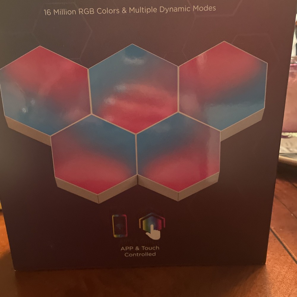 New tech rebellion Led Hexagon