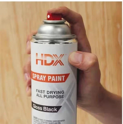 10 oz. All Purpose Gloss Black Spray Paint - No Ship to California