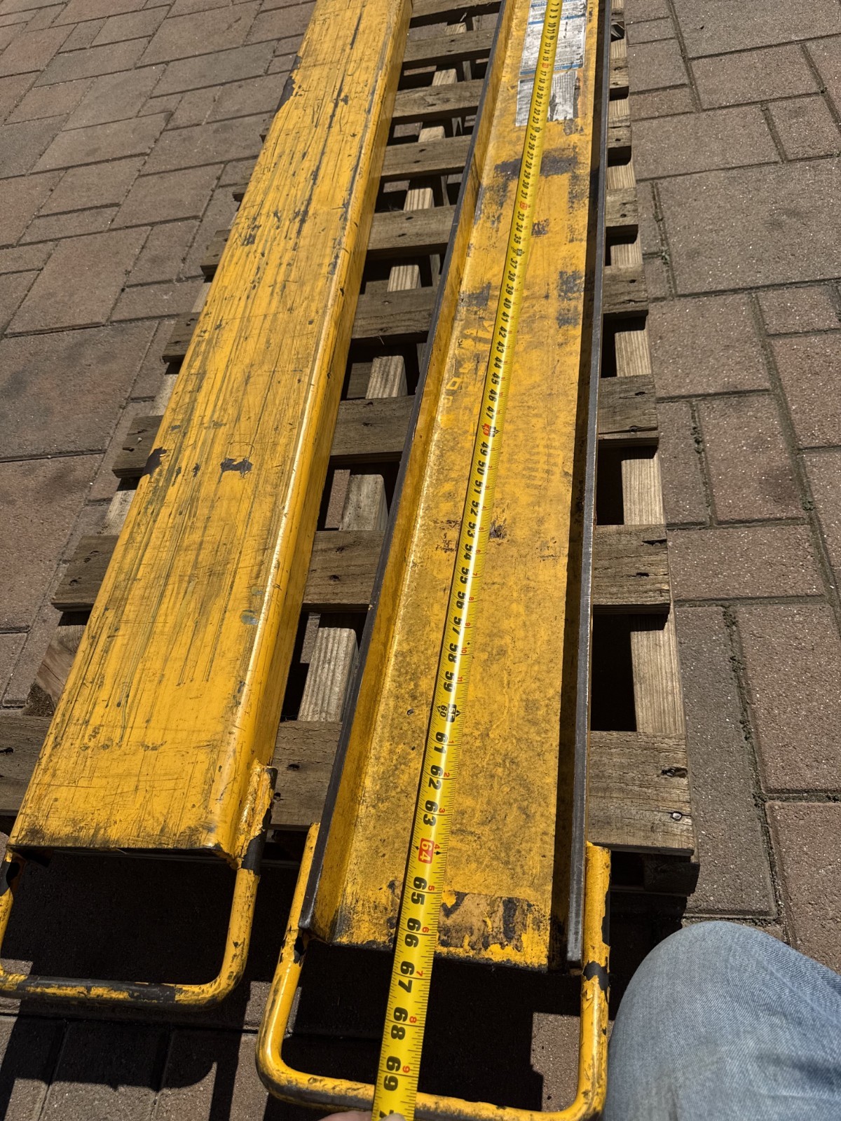 VESTIL FE-6-66 FORK EXTENSIONS YELLOW