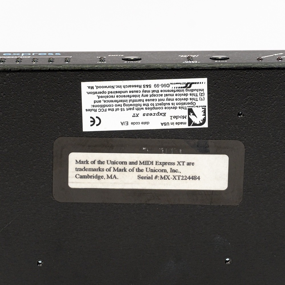 MOTU MIDI Express XT 8x8 MIDI Interface Patchbay SMPTE Mac/Windows 16 Presets