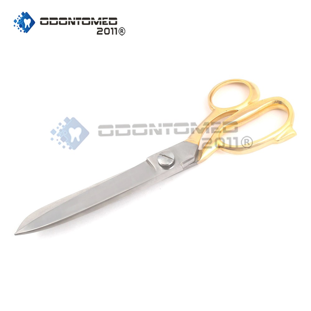 Gold Handle 8" Heavy Duty Upholstery Carpet Shear Tailor Scissors