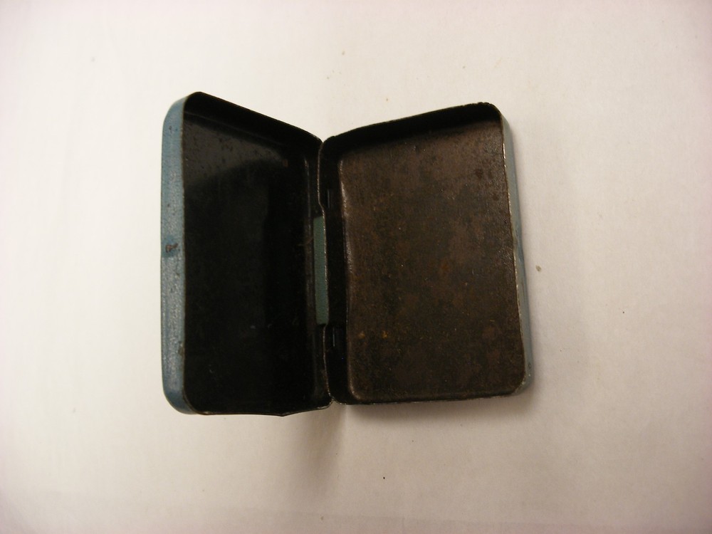 Phonograph Victrola Gramophone - Needle Tin - Russian - Blue - #4