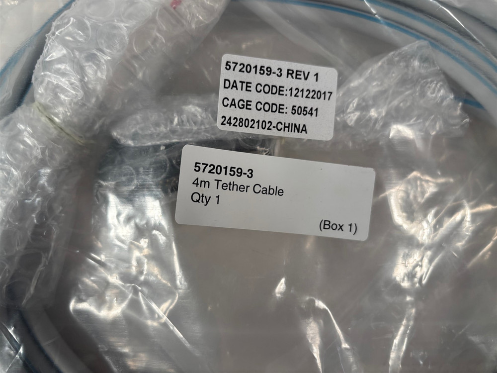 GE 5720159-3 4M Tether Cable w/ Mechanical Alignment Pins EMC Improvement NEW