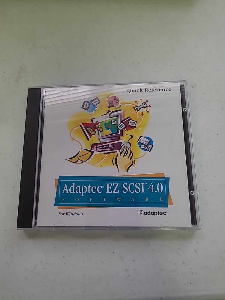 Adaptec EZ-SCSI 4.0 Software Windows CD-ROM & Quick Reference 1995