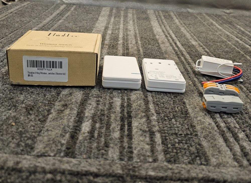 Thinkbee 3 Way Wireless Switch and Receiver, Dual Remote Control