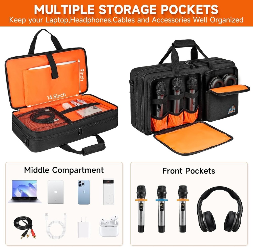 Stylish DJ Controller Storage Case - Secure, Lightweight, and Easy to Carry