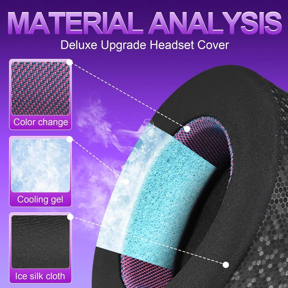 Magic Ice Gel Replacement Earpads for SteelSeries ARCTIS NOVA PRO (Wireless)