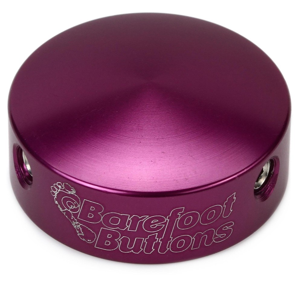 Barefoot Buttons V1 Standard Footswitch Cap - Purple (5-pack) Bundle