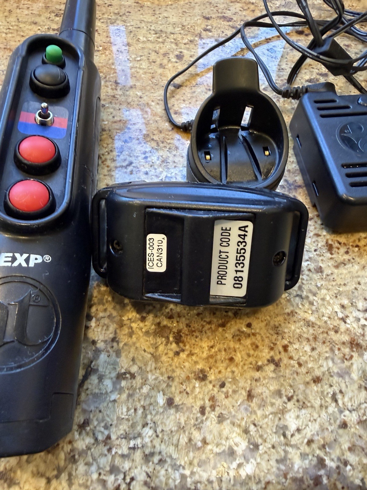TRI-Tronics G3 Exp E-collar Pro 100 with Remote and Both Charging Bases. Tested