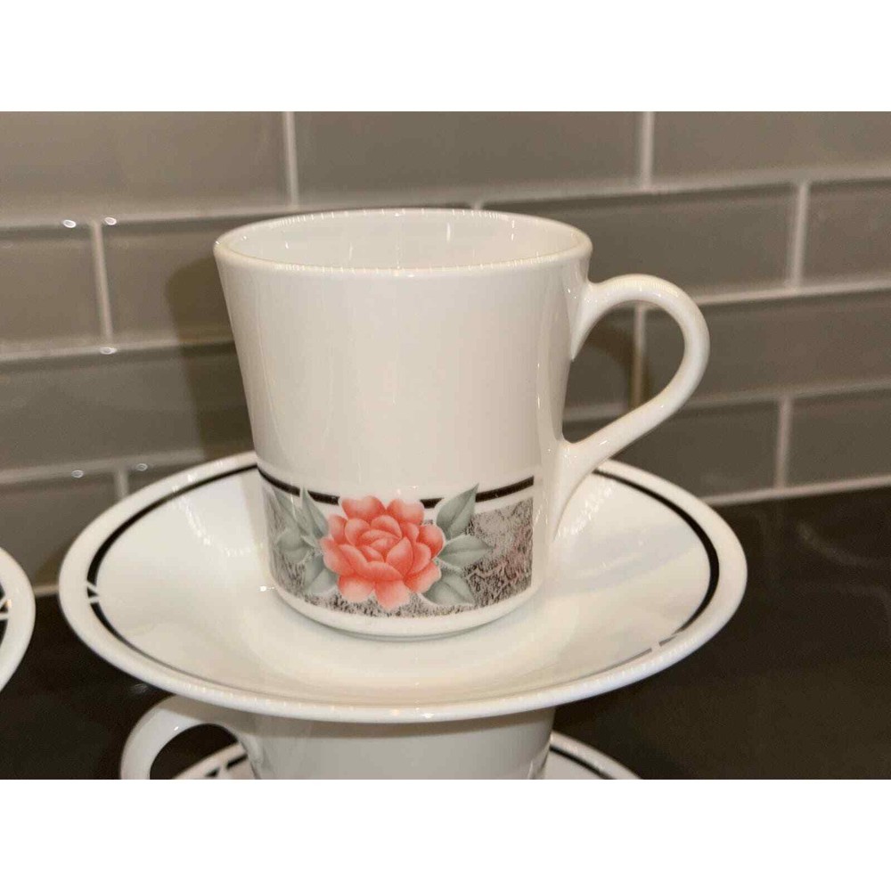 10pc Corelle “SILK & ROSES” Coffee/ Tea Set